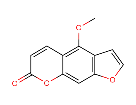 Molecular Structure of 484-20-8 (Bergapten)