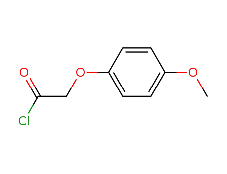 Molecular Structure of 42082-29-1 ((4-METHOXY-PHENOXY)-ACETYL CHLORIDE)
