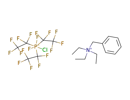 benzyltriethylammonium tris(pentafluoroethyl)difluorochlorophosphate