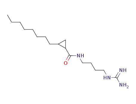 1-(2-n-octylcyclopropanecarboxamido)-4-guanidinobutane