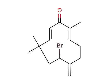 (2E,10E)-7-bromo-2,9,9-trimethyl-6-methylidenecycloundeca-2,10-dien-1-one