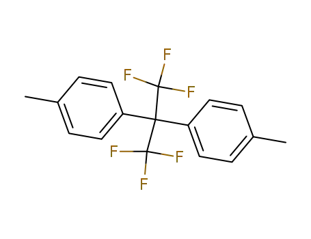 Molecular Structure of 1095-77-8 (2,2-Bis(4-methylphenyl)hexafluoropropane)