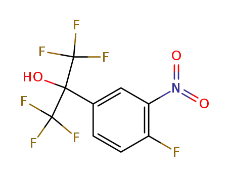 1,1,1,3,3,3-hexafluoro-2-(4-fluoro-3-nitrophenyl)propan-2-ol