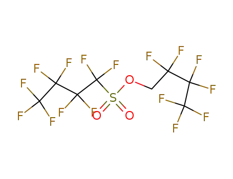 Molecular Structure of 883499-32-9 (1H,1H-HEPTAFLUOROBUTYL NONAFLUOROBUTANESULFONATE)