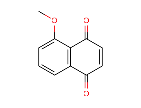 Molecular Structure of 4923-61-9 (8-Methoxy-1,4-naphthoquinone)