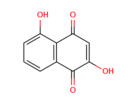 Molecular Structure of 4923-55-1 (2-hydroxyjuglone)