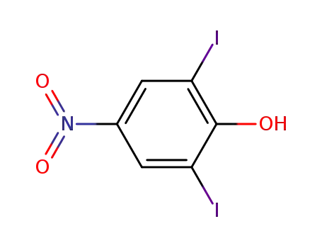2,6-Diiodo-4-nitrophenol cas no. 305-85-1 98%