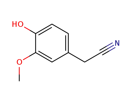 4-hydroxy-3-methoxyphenylacetonitrile  CAS NO.4468-59-1