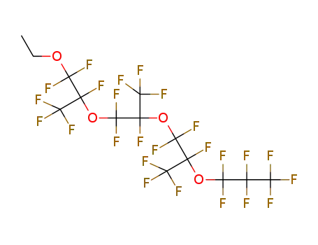 1-{1-[(1-{[1-(ethoxydifluoromethyl)-1,2,2,2-tetrafluoroethoxy]difluoro-methyl}-1,2,2,2-tetrafluoroethoxy)difluoromethyl]-1,2,2,2-tetrafluoroethoxy}-1,1,2,2,3,3,3-heptafluoro-propane