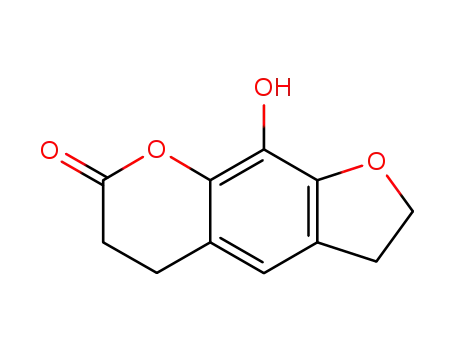 9-hydroxy-2,3,5,6-tetrahydro-furo[3,2-g]chromen-7-one