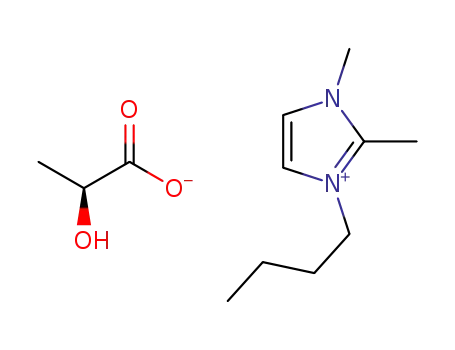 1-butyl-2,3-dimethylimidazolium lactate