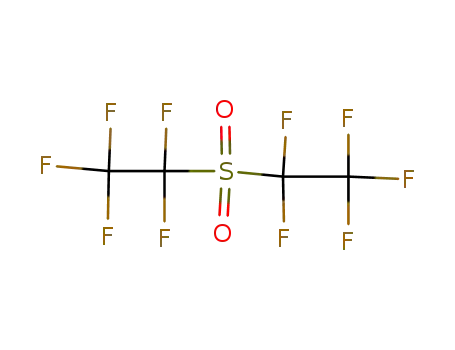 Molecular Structure of 14930-22-4 (1,1,1,2,2-pentafluoro-2-[(pentafluoroethyl)sulfonyl]ethane)
