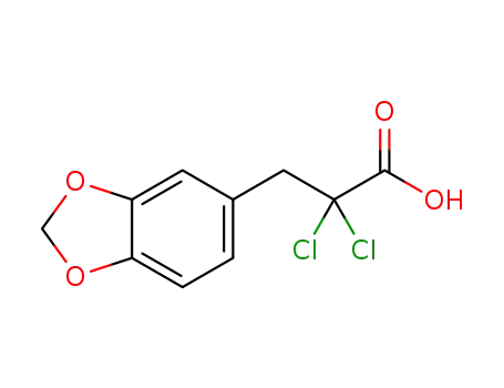 3-(1,3-benzodioxol-5-yl)-2,2-dichloropropanoic acid