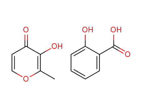 3-hydroxy-2-methyl-4-pyrone/salicylic acid 1:1 cocrystals