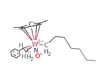 [(η5-pentamethylcyclopentadienyl)(NO)(n-heptyl)(η3-CH2CHCHPh)]