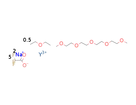 [YNa2(trifluoroacetate)5(tetraglyme)]*0.5(diethyl ether)