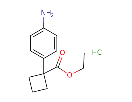 ethyl 1-(4-aminophenyl)cyclobutanecarboxylate hydrochloride