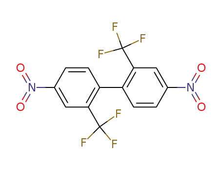 Molecular Structure of 641-98-5 (1,1'-Biphenyl, 4,4'-dinitro-2,2'-bis(trifluoromethyl)-)