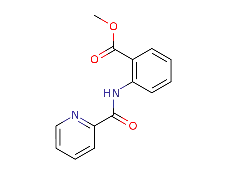 Molecular Structure of 69873-67-2 (Benzoic acid, 2-[(2-pyridinylcarbonyl)amino]-, methyl ester)
