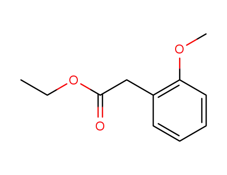 Molecular Structure of 6056-23-1 (ethyl (2-methoxyphenyl)acetate)
