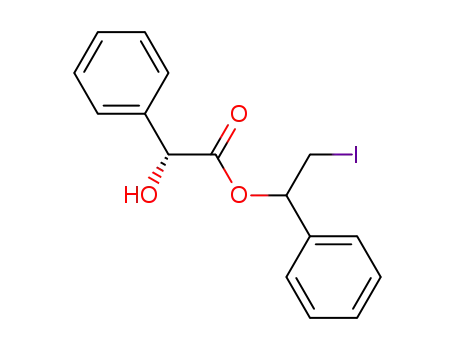 2-iodo-1-phenylethyl (2R)-2-hydroxy-2-phenylacetate