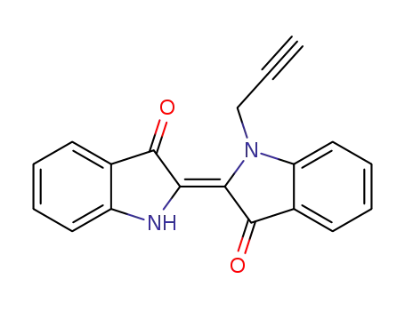 1-(prop-2-yn-1-yl)-[2,2'-biindolinylidene]-3,3'-dione