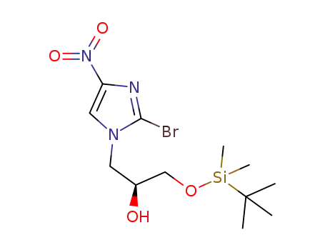 (S)-1-(2-bromo-4-nitro-1H-imidazol-1-yl)-3-((tert-butyldimethylsilyl)oxy)propan-2-ol