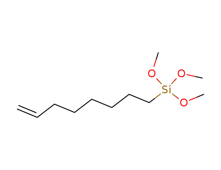 Molecular Structure of 52217-57-9 (TRIMETHOXY(7-OCTEN-1-YL)SILANE)