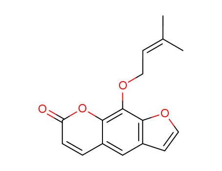 Molecular Structure of 482-44-0 (Imperatorin)