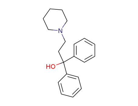 1-Piperidinepropanol, a,a-diphenyl-  CAS NO.511-45-5