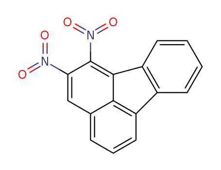 Molecular Structure of 33611-88-0 (1,2-DINITROFLUORANTHENE)