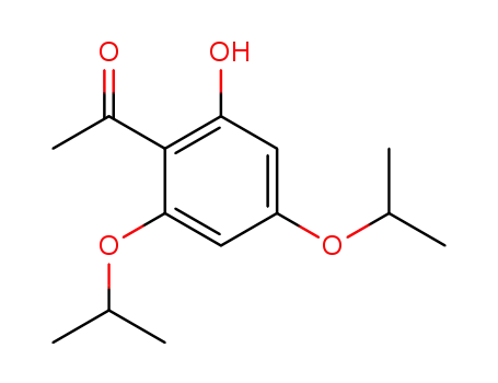 Molecular Structure of 93344-48-0 (Ethanone, 1-[2-hydroxy-4,6-bis(1-methylethoxy)phenyl]-)