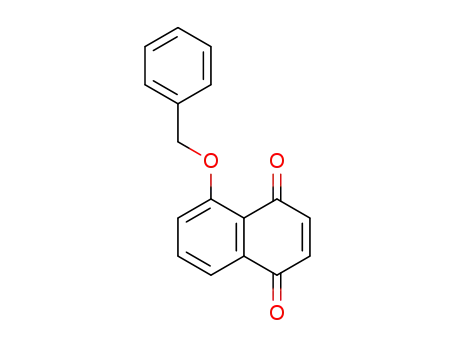 Molecular Structure of 75445-61-3 (1,4-Naphthalenedione, 5-(phenylmethoxy)-)