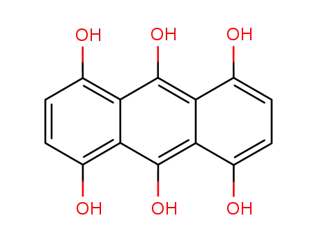 Molecular Structure of 23478-60-6 (anthracene-1,4,5,8,9,10-hexol)
