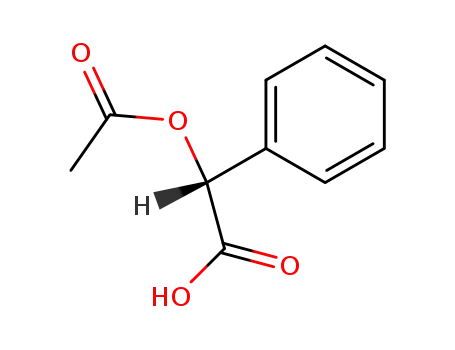 Molecular Structure of 51019-43-3 ((-)-O-Acetyl-D-mandelic Acid)