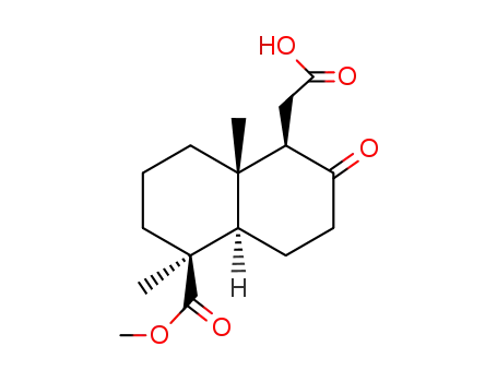 2-((1R,4aR,5S,8aS)-5-(methoxycarbonyl)-5,8a-dimethyl-2-oxodecahydronaphthalen-1-yl)acetic acid