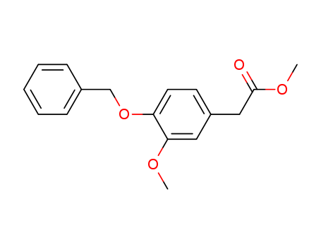 Benzeneacetic acid, 3-methoxy-4-(phenylmethoxy)-, methyl ester