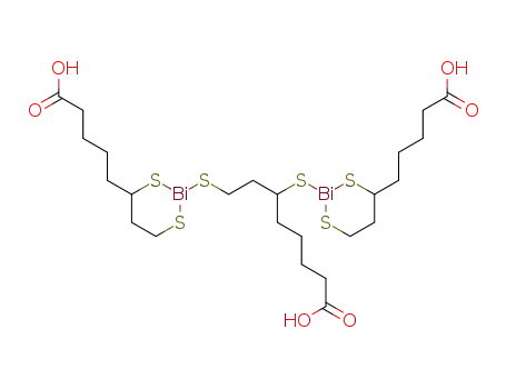 8,6-bis[[4-(4-carboxybutyl)-1,3,2-dithiabisman-2-yl]thio]octanoic acid
