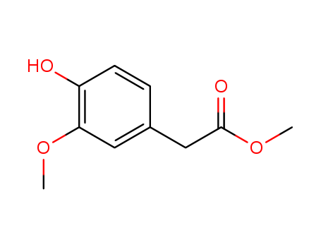 Benzeneacetic acid,4-hydroxy-3-methoxy-, methyl ester