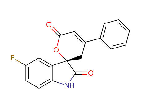 (S)-5-fluoro-4'-phenylspiro[indoline-3,2'-pyran]-2,6'(3'H)-dione