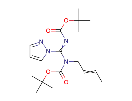 N,N′-di-boc-N-crotyl-1H-pyrazole-1-carboxamidine