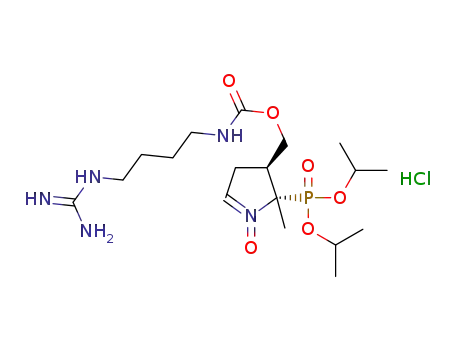 5-(diisopropyloxyphosphoryl)-5-methyl-4-[({[2-(guanidino)buthyl]carbamoyl}oxy)methyl]-5-methyl-1-pyrroline N-oxide