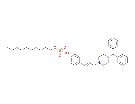 cinnarizine 1-decyl sulfate
