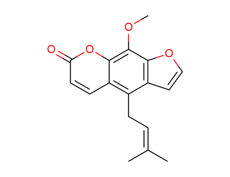 6-Hydroxy-7-methoxy-4-(3-methyl-2-butenyl)-5-benzofuranacrylic acid δ-lactone