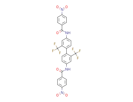 N,N'-(2,2'-bis(trifluoromethyl)-[1,1'-biphenyl]-4,4'-diyl)bis(4-nitrobenzamide)