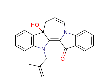8a-hydroxy-7-methyl-13-(2-methylallyl)-8,13a-dihydroazepino[1,2-a:3,4-b']diindol-14(8H)-one