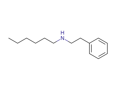 Molecular Structure of 24997-83-9 (N-Phenethyl-1-hexanamine)