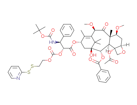 cabazitaxel 2-(2-pyridyldithio)ethylcarbonate