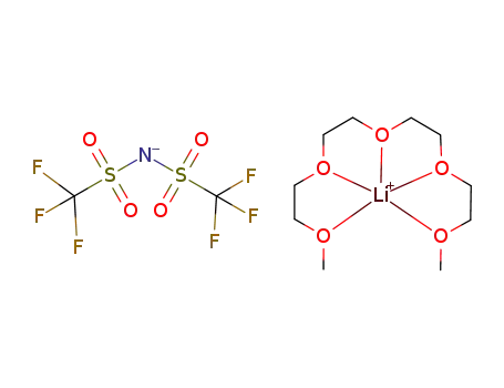 lithium tetraethylene glycol dimethyl ether bis(trifluoromethanesulfonyl)imide