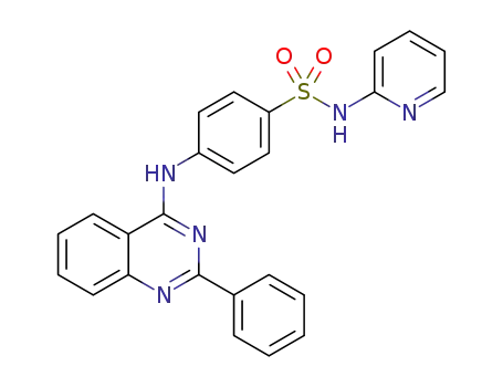 4-(2-phenylquinazolin-4-ylamino)-N-(pyridine-2-yl)benzenesulfonamide